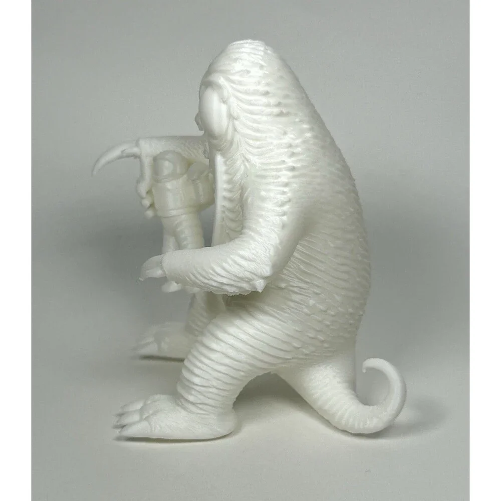 Battle Beyond The Sun (1959) White Paintable Monster Toy With Astronaut